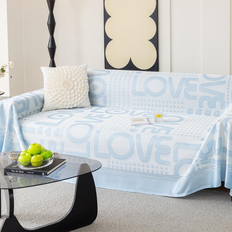 

Полотенце для дивана Nordic Summer Cool, полностью покрытый чехол для дивана, летний нескользящий чехол для дивана 180*130cm