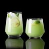 4pcs Crystal Water Cup, Highball Glass, Transparent Glass Cup, Beer, Juice, Mojito, Kitchen and Bar Cocktail Glass Cup, Gift