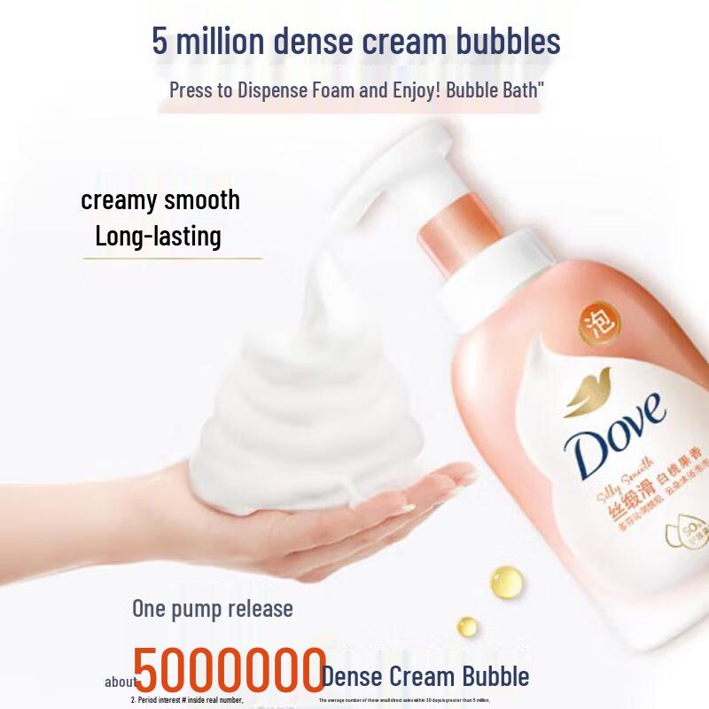 Dove Peach Foaming Body Wash