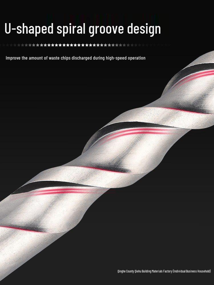 Two-Groove Round Handle & Four-Square Handle Concrete Hammer Drill Bit