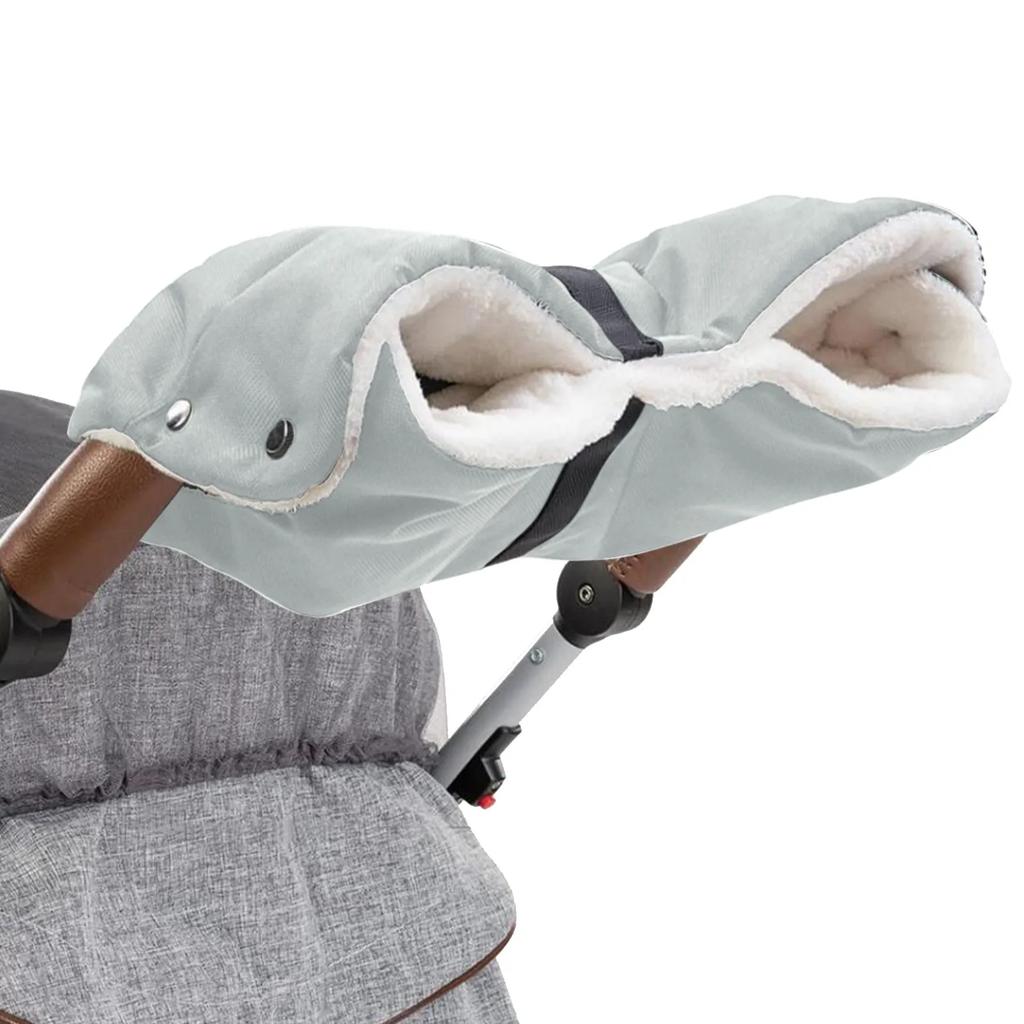1 Set Gloves Glove Baby Stroller Accessories  Keep Stroller Warm Gloves W Detachable Warm Fleece Windproof Warm Handbags