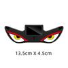 Car-mounted Demon Eye LED Solar Wireless Decorative Warning Light -Interior Window Blinking Neon Light