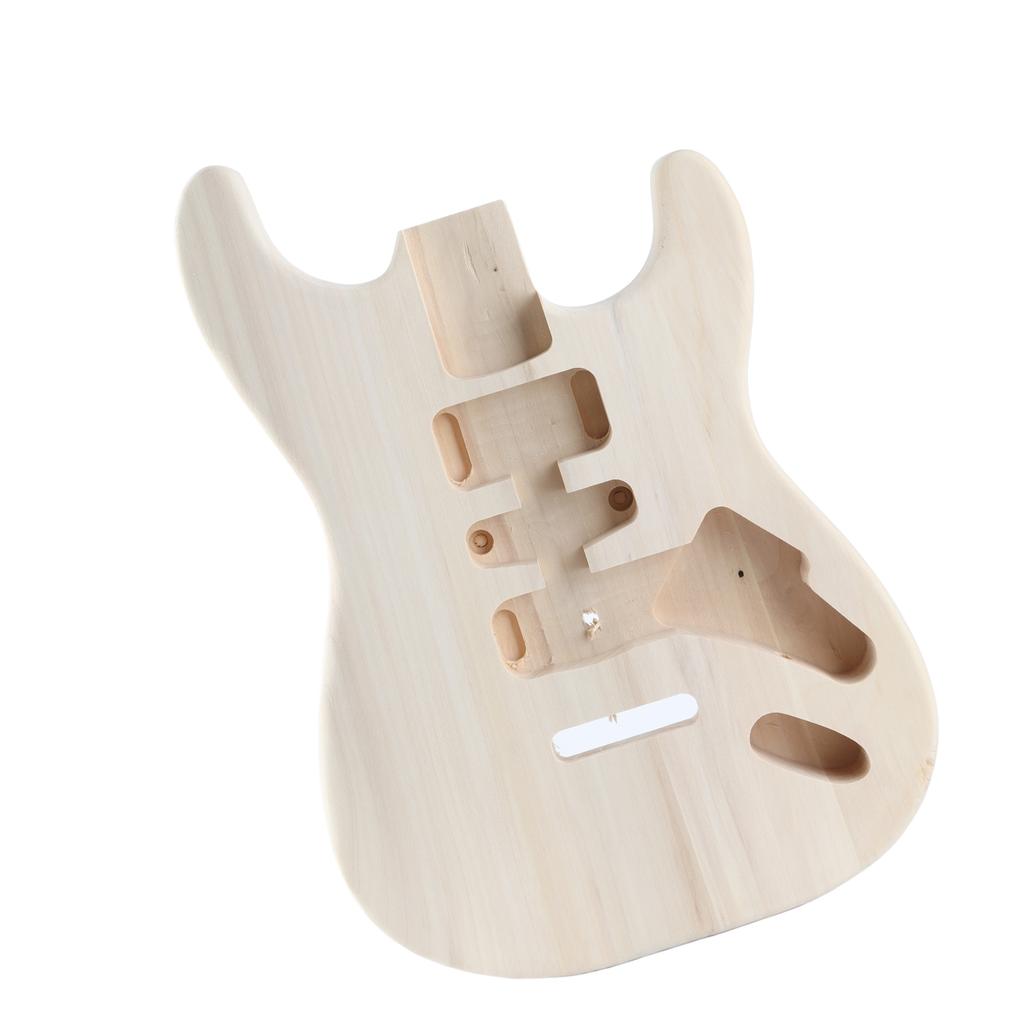 Unfinished Handcrafted Guitar Body Wood Electric Guitar Body Guitar Barrel Replacement Parts