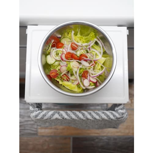 Wahei Phrases Auxiliary Table Foldable Garbage Bag Holder Dish Dish Rack Towel Rack Hook Type Kitchen Storage Float RG-0451