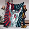 1PC Musical Elements Printed Blanket, All Season Lightweight Home Office Outdoor Nap Multifunctional Blanket A10