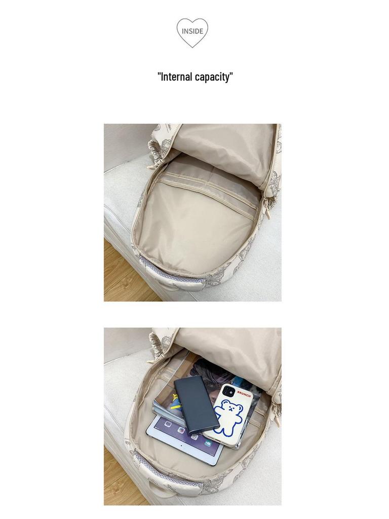Korean Style Women's Lightweight Large Capacity Backpack for Students