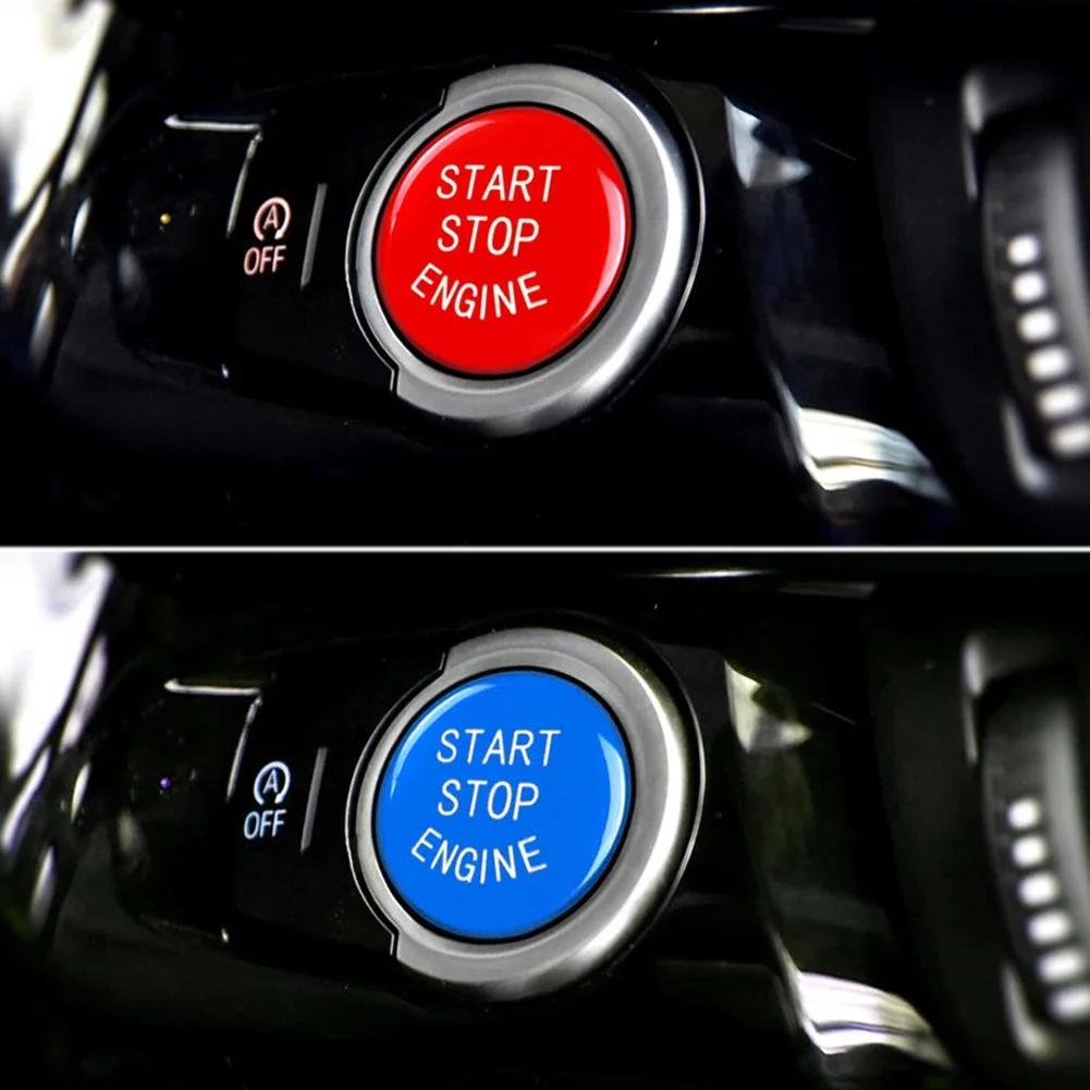 Car Engine Start Stop Switch Button Replace Cover for BMW 1/3/5 Series E87 E90/E91/E92/E93 E60 X1 E84 X3 E83 X5 E70 X6 E7
