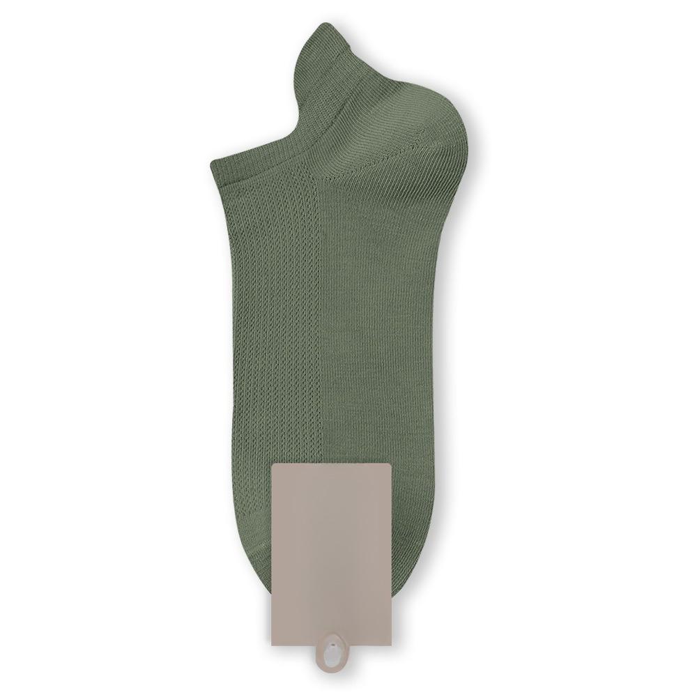 Men's Summer Thin Cotton Mesh Boneless Deodorant Sweat Absorbing Breathable Heel Socks