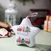 1/6Pcs Tinplate Box with Lanyard Easy To Hang Candy Biscuit Box Jewelry Storage Organizer Christmas Tree Decoration