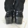Ferragamo Attention Design Bit Moccasin Long Boots 4.5 22.0 Black Loafers Rare(USED)