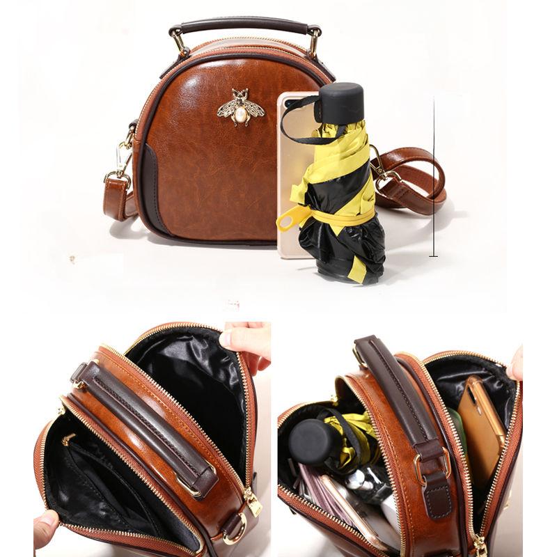 Women's Bags 2024 Small Bags Summer Round Retro Handbag Female Fashion Versatile Single Shoulder Crossbody Bag