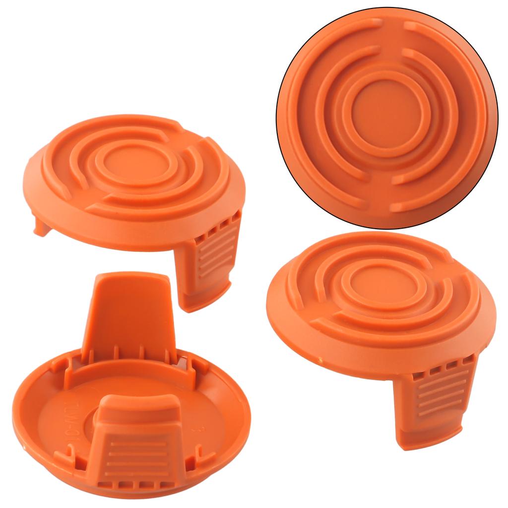 Conveniently Replace Your Spool Cap with 3PCS String Trimmer Spool Cap Cover for WORXWG150 WG151 WG165 WG175 WG180 WG191