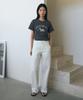 Siyajyu Sipt7204 Light Cotton Curved Pants_Ivory