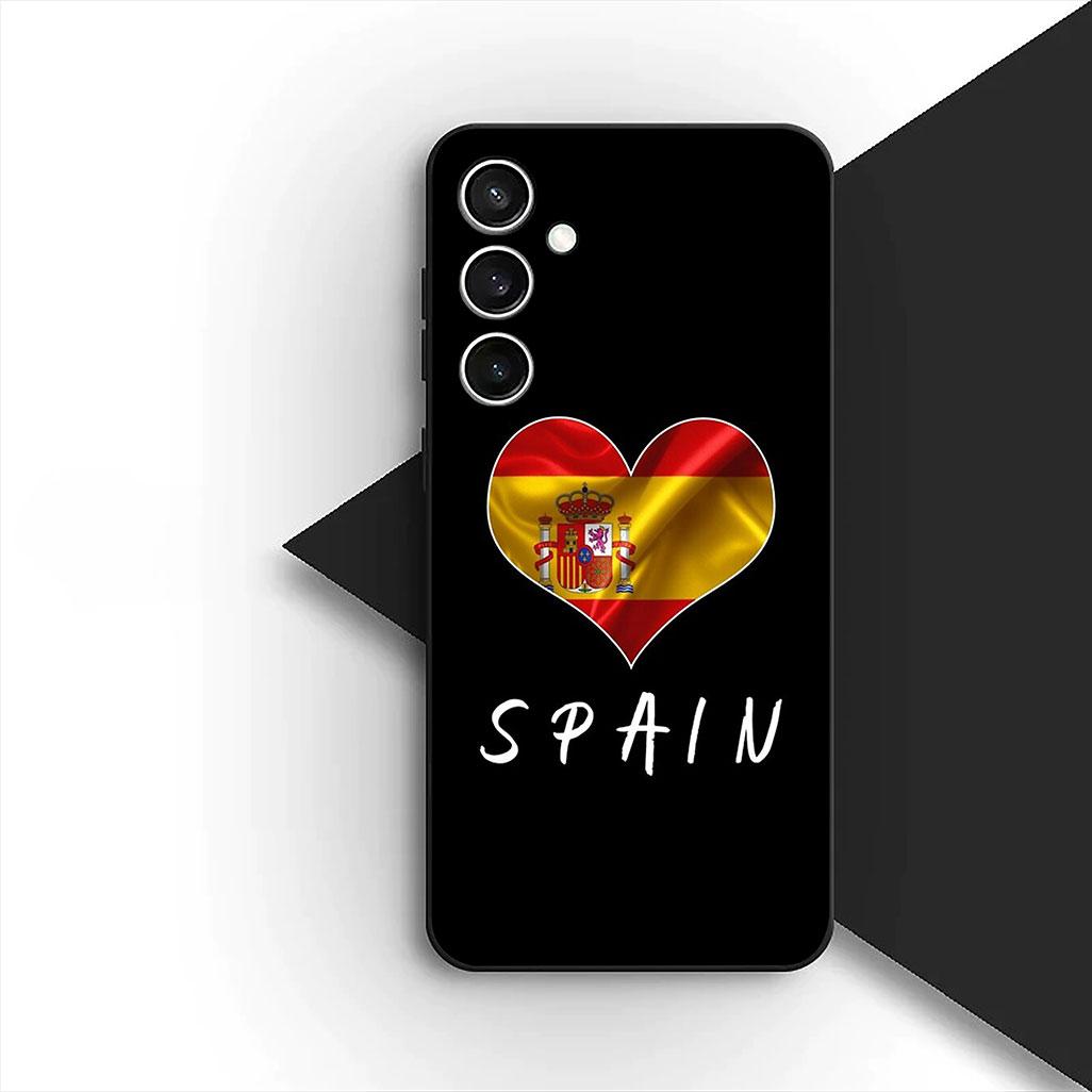 

Soft Cover for Apple iPhone 12 13 Pro Max Mini ProMax X XR Air 12Pro 13Pro Casing Phone Case Spain Flag iPhone 12 mini