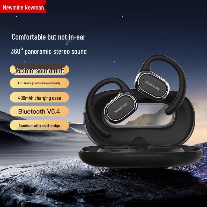 Newman LY27 Bone Conduction Open-Ear Sport Bluetooth Headphones