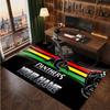 Penrith Panthers Personalized Crystal Velvet Carpet, Customized Name Text Soft Anti‑Slip Rug for Living Room Bedroom
