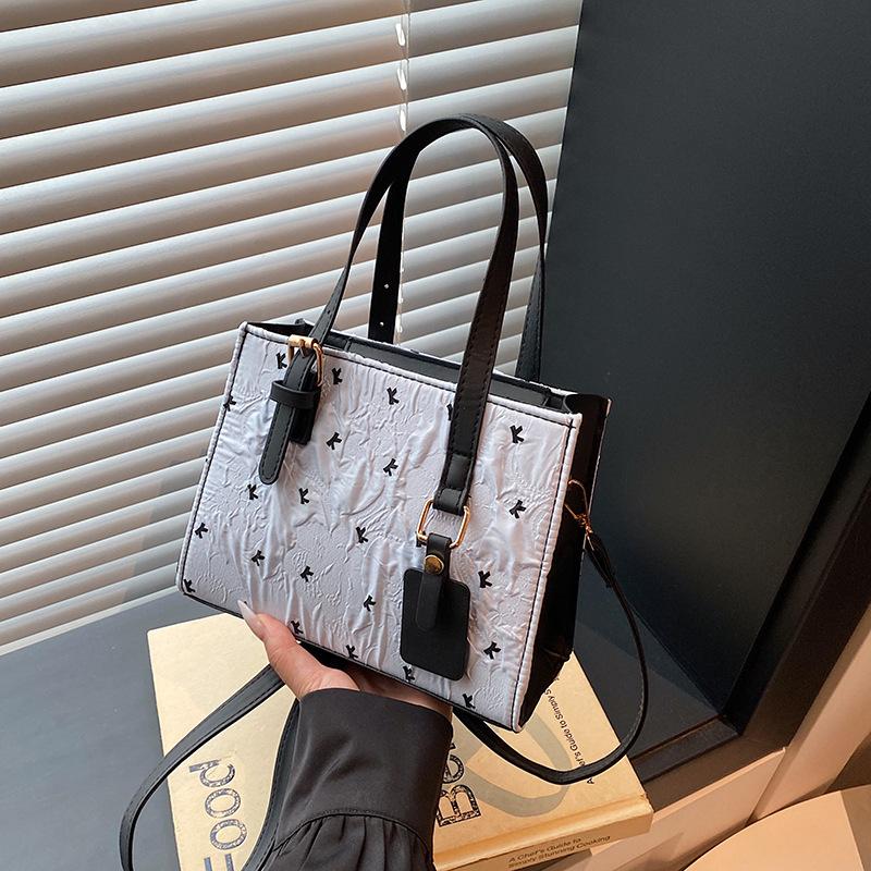 

Cute bow Boston bag women s Korean sweet fashion versatile shoulder messenger bag Spice girl handbag синий