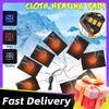 USB Electric Heating Pad Jacket Warming Heating Pad Winter Sport Vest Heated Mat Heating Cloth for Outdoor Winter Camping Hiking