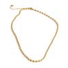 Yhpup Popular Stainless Steel Beads Chain Basic Necklace Bracelet Bangle Set 16K Gold Platinum Color PVD Plated Fashion Jewelry