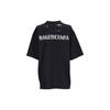 Balenciaga Distressed T Shirt 'Faded Black/White' Women's 764235TQVJ81569