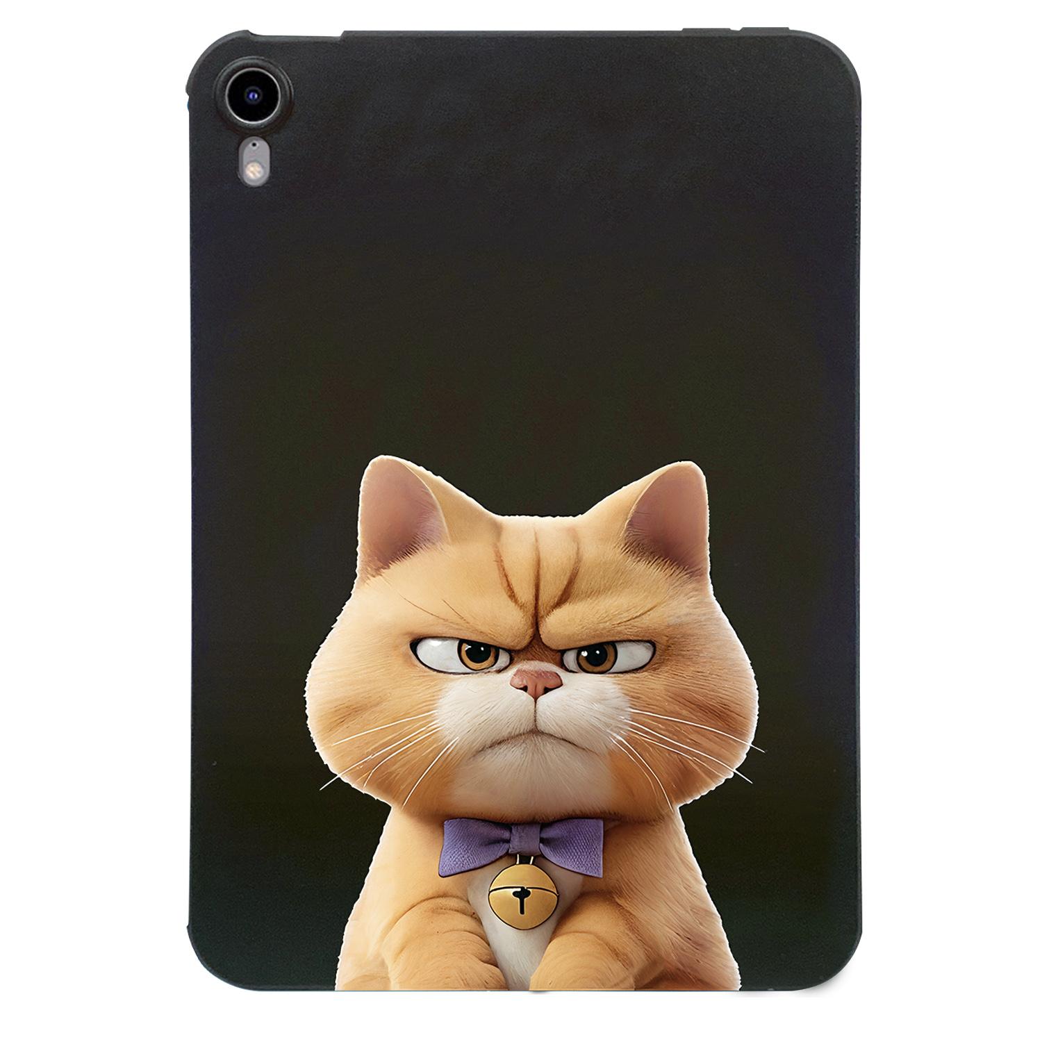 

Для iPad мини (2024) Чехол с рисунком и принтом, тонкий защитный чехол для планшета из ТПУ Garfield Cat