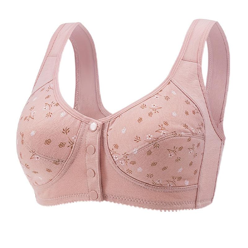 Women Wirefree Tank Style Bras Front Closure Bralette Female Confortable Breathable Underwear Large Bust Cup Underwear L-5XL