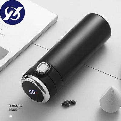 Smart vattenflaska i rostfritt stål Termos Temperaturdisplay Vakuumkolv Bärbar termos Kaffe Tekoppar Julklappar