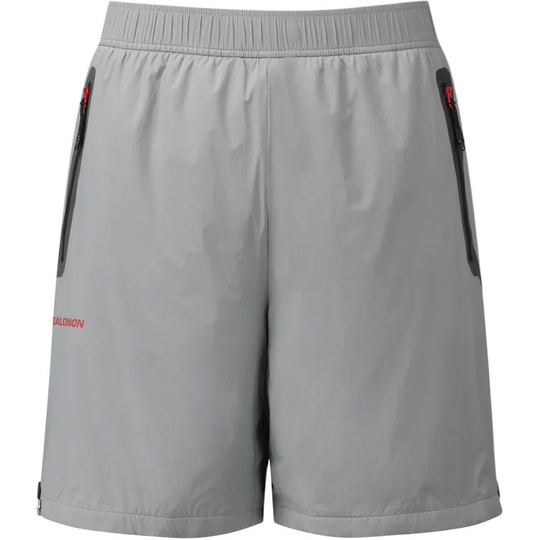 Salomon Uni Alpha Windproof Mid-Waist Zipper Pocket Sports Shorts Unisex shorts LC2990800 S