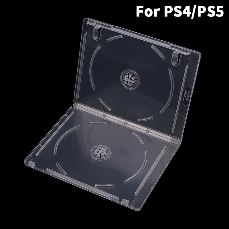 Cd Game Case Protective Box Compatible For Ps4/Ps5 Game Disk Holder Cd Dvd Discs Storage Box Cover Dropship