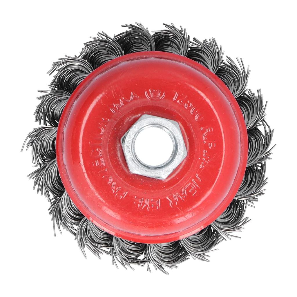 Cup Wire Powerful for Pack of Strong Arm Cup Steel Wire Approximately 3 Inches In M14 Thread Brush Brush, Polishing, Grinders, Red, 5, Brush, Brush,