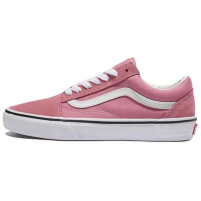 Old Skool Abriebfeste Low-Top Skateboard-Schuhe Unisex Rosa Sneakers VN000CT8C3S1