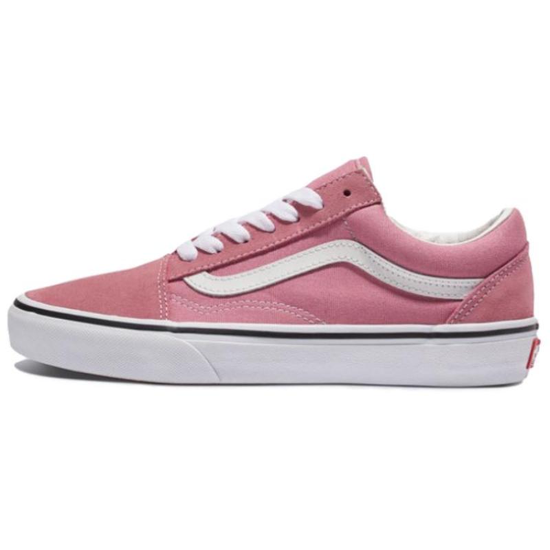 Vans Old Skool Abriebfeste Low-Top Skateboard-Schuhe Unisex Rosa Sneakers VN000CT8C3S1