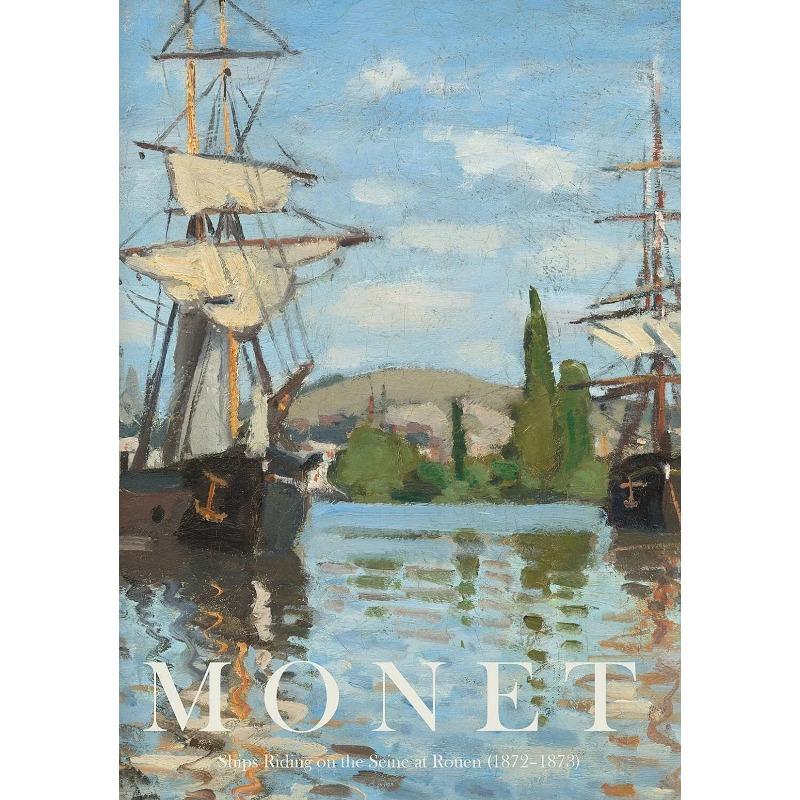 Claude Monet Classic Masterpiece Collection Famous Artist Poster Canvas Painting Wall Art Picture for Room Home Office Decor