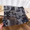 Paisley Cashew Flower Cotton Small Square Scarf Silk Scarf Shawl Decorative Scarf Scarf Head Scarf Silk Scarf Summer Thin