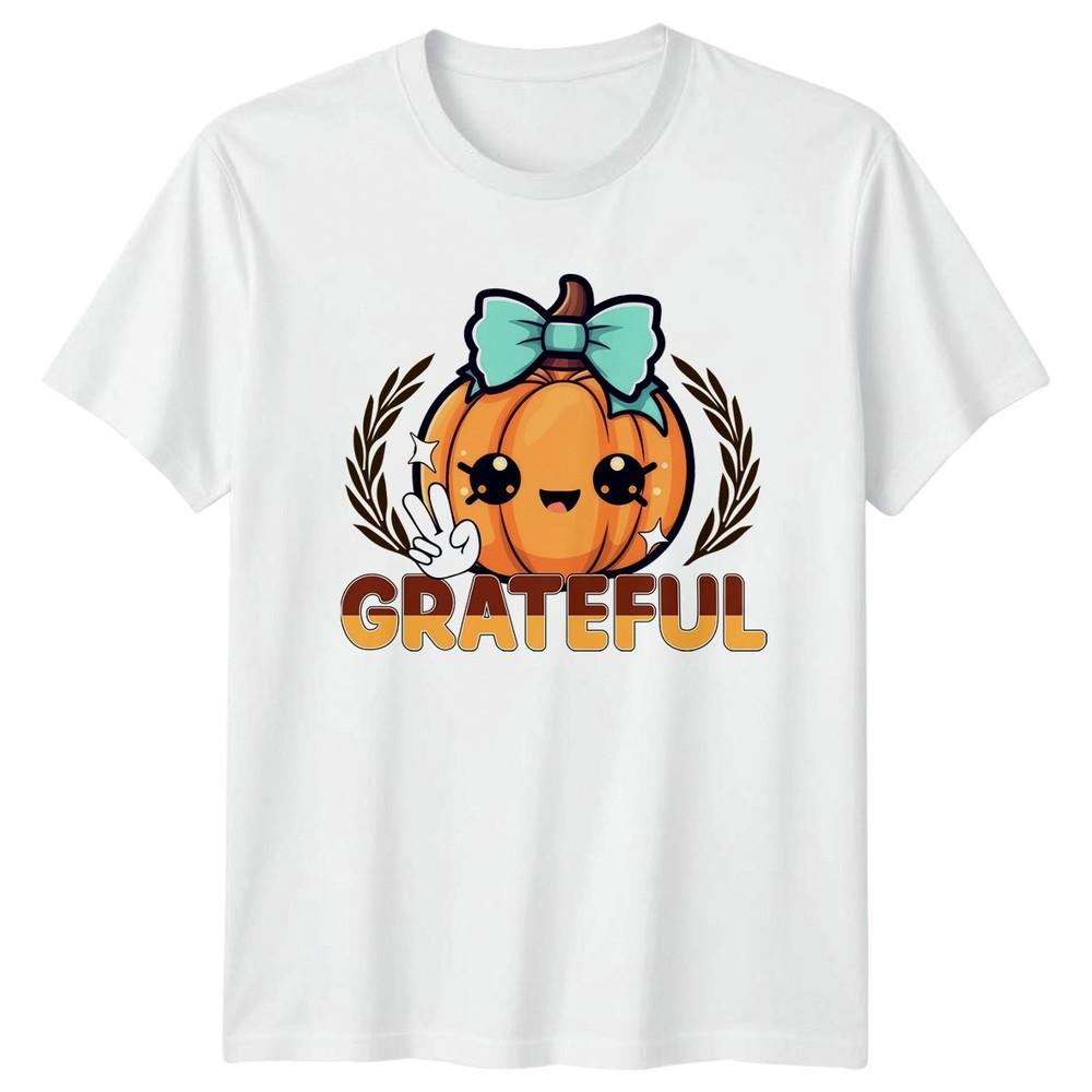 Grateful Unisexs TShirt Thanksgiving Fall Thanksgiving 2026 Gift For Her S