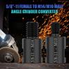 K1AE Pack of 4 Steel Thread Adapters Converts To M 10 M 14 Male for Grinders