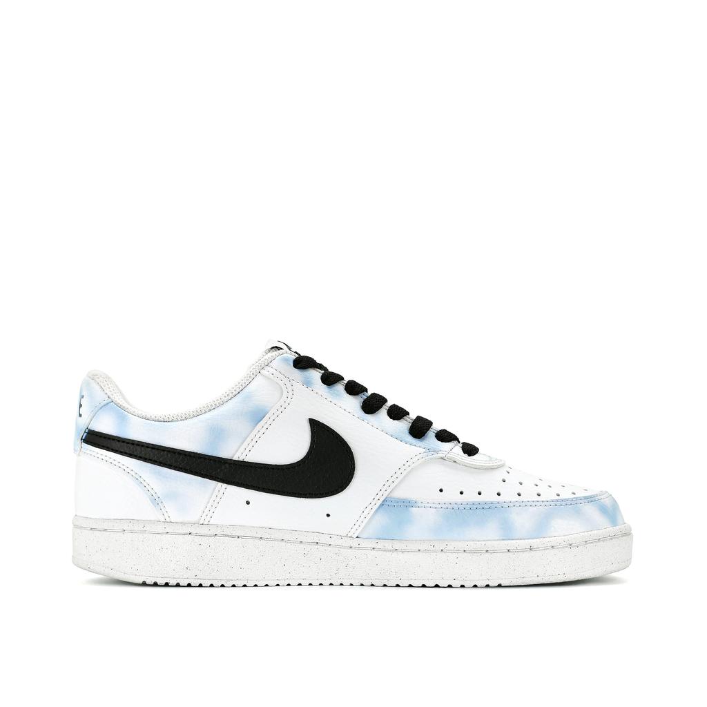 Nike Court Vision 1 Playful Colorism Abrasion Resistant Breathable Low Top Skateboard Shoes Unisex Blue Pink DH2987-101(Team309-)