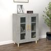 Vidaxl Cabinet, Concrete Grey, 69.5X34X90 Cm, Wood-Based Material