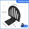 Roof Snow Guards 25 Pieces Metal Roofing Ice Stop Buildup Standing Seam Roof Guards Against Snow Sliding Off For Winter Supplies