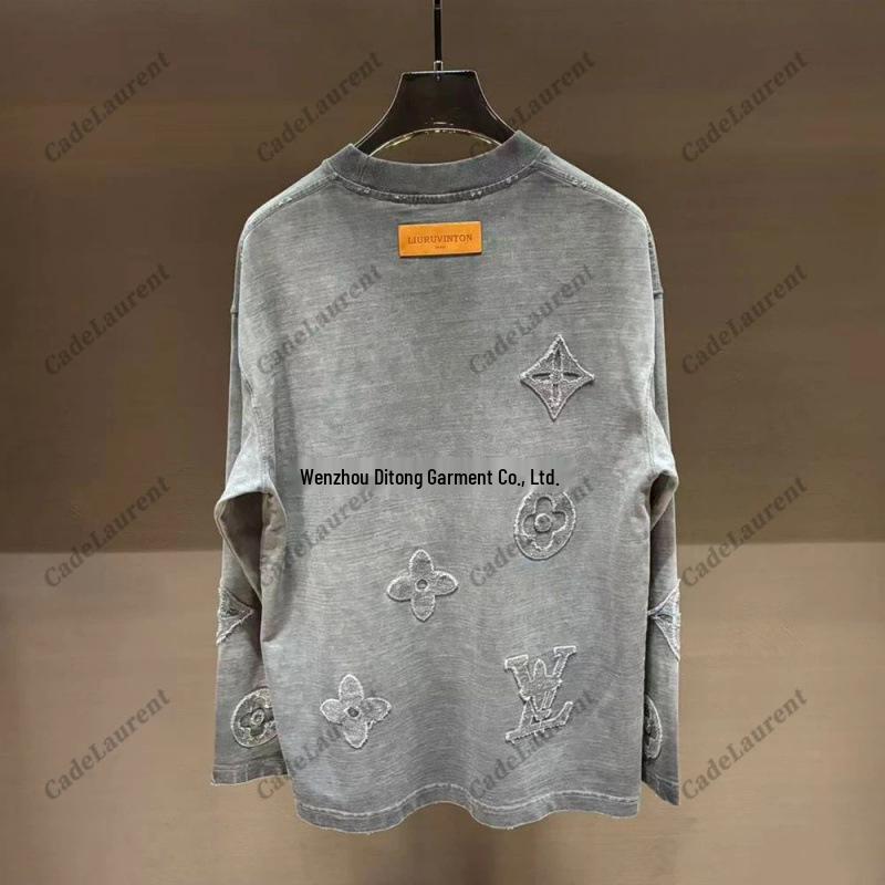 Męskie Jesienne Nowości: Stylowa, wygodna bluza z kapturem z długim rękawem i charakterystycznym okrągłym dekoltem