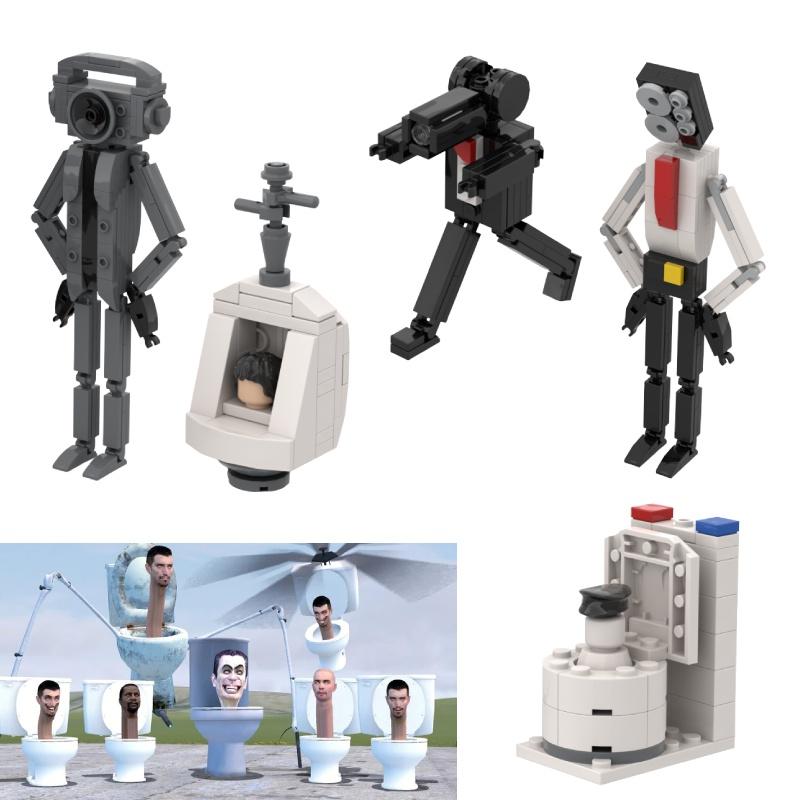 Moctribe Skibidi Toilet Building Blocks Toy For Emotional, Visual And Intellectual Development