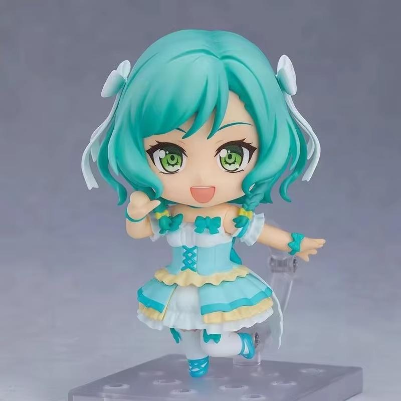 New Bang Dream Hikawa Hina Q Version Figure Collectible Desktop Movable Model Doll Set Toy Birthday Gift Regular Edition