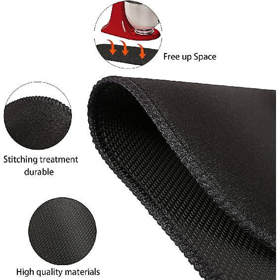 Heat Resistant Mat for Air Fryer,Heat Resistant Pad Countertop Protector Kitchen Appliance Mats with Sliding Function,Coffee Maker Mat for