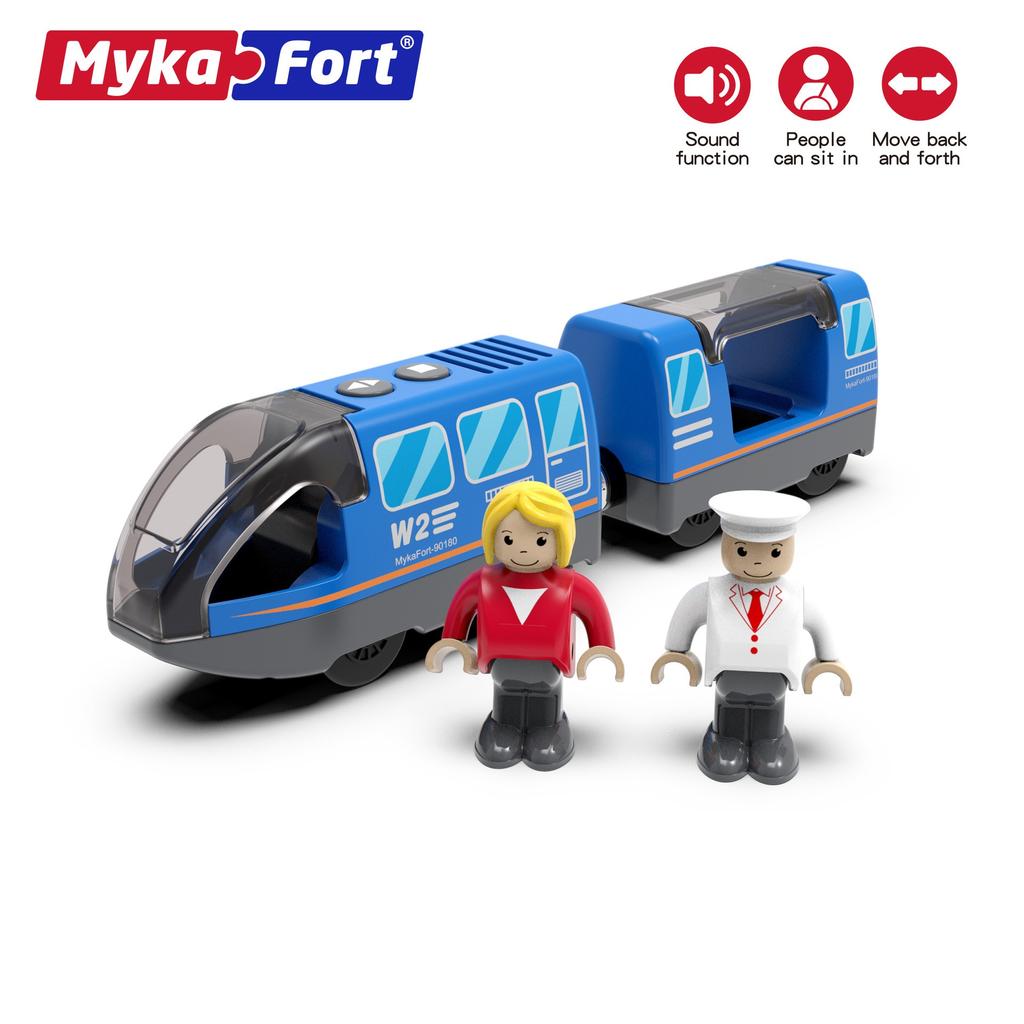 Small Train Fitting Universal Wooden Track Electric Track Toy Children's Educational Assembled Toy Train