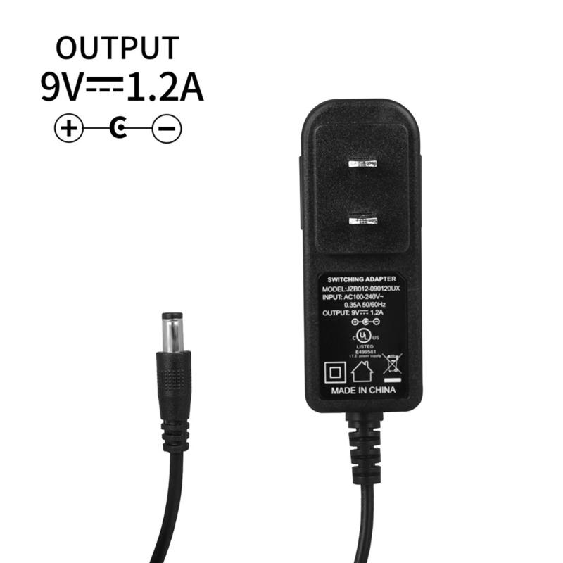 AC100V-240V DC9V 1.2A Speaker Power Supply Adapter Charger for Trolley Box Speaker Sound Horn Supply Plug