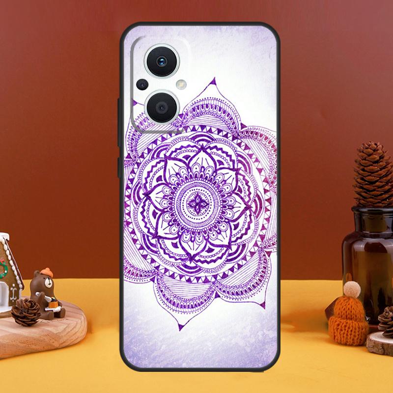 Indyjskie Kwiatowe Henna Mandala Etui Dla OPPO Reno 4Z 5Z 8T 10 Pro 11 F 4 6 7 8 5 Lite OPPO Find X6 X5 Pro X2 X3 Lite Pokrowiec