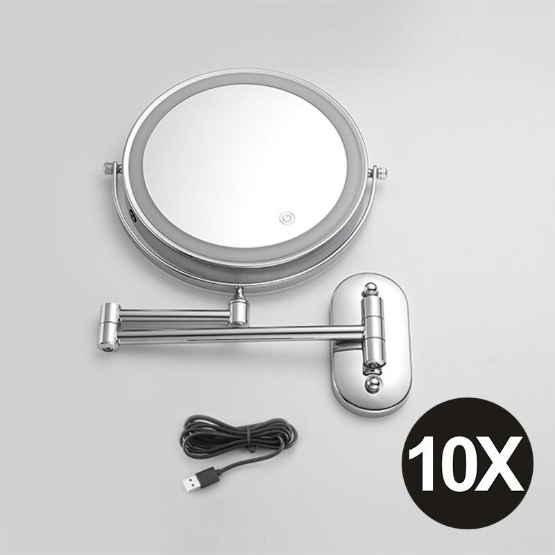 8 collu LED grima spogulis 3x/5x/7x/10x