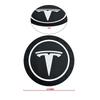 Car Sticker 2025 Hot Car Anti Slip Coaster Water Cup Slot Non-Slip Cushion For Tesla Model 3 Model X S 2016-2023 Model Y Decals