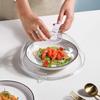 Microwave High-Temp Resistant Splash-Proof Food Cover, Household-Grade Plastic Hot Dish Cover 