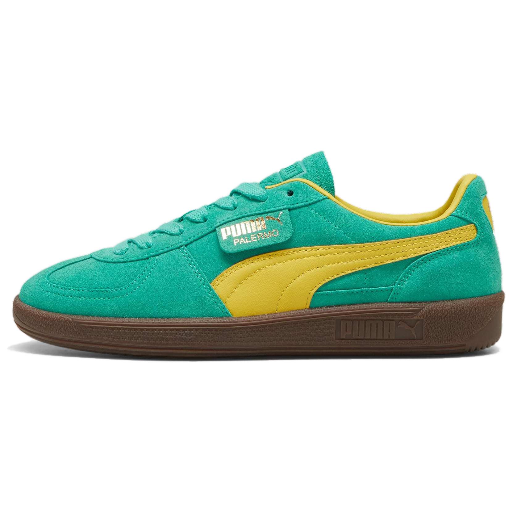 Puma Palermo Unisex Jade Frost Fresh Pear Gum 396463-18 EU 35.5